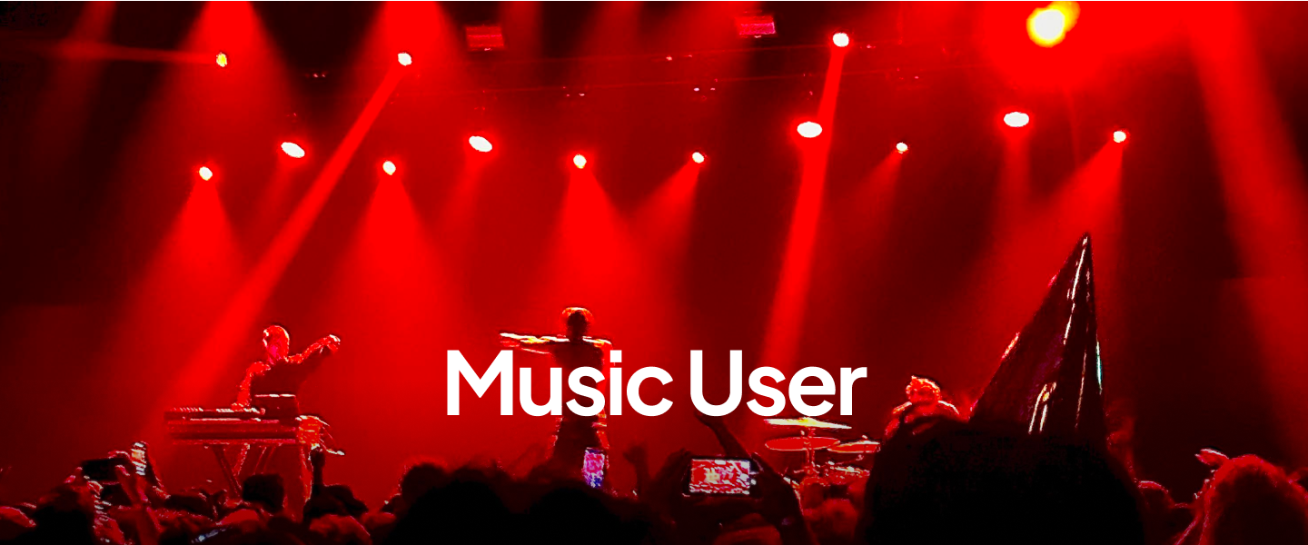 Concert stage with red lights